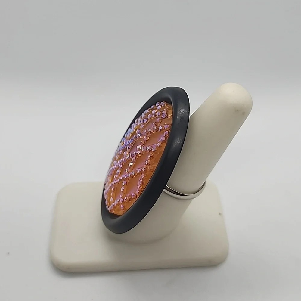 GASOLINE GLAMOUR RHINESTONE RING - Picture 3 of 7